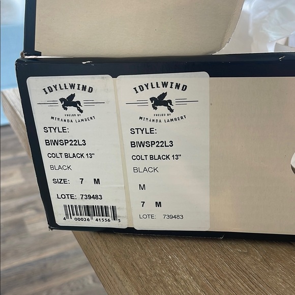 Idyllwind Colt Black 13” Boots - Picture 13 of 13